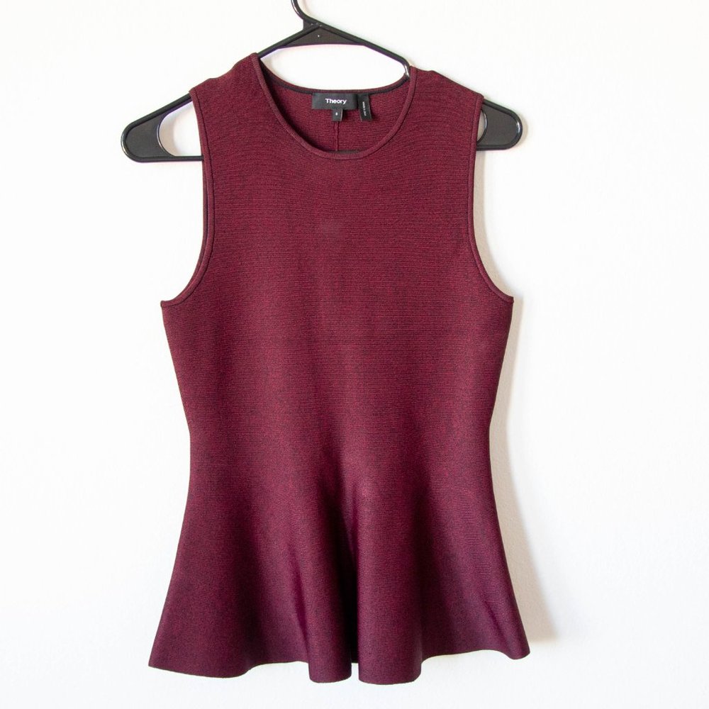 Theory Peplum Top S